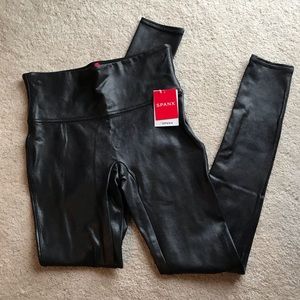Spanx Faux Leather Leggings